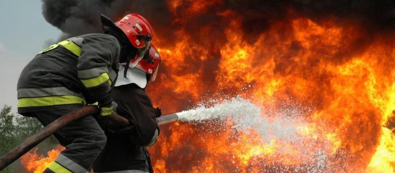 Φωτιά σε δασική έκταση στο Σουφλί